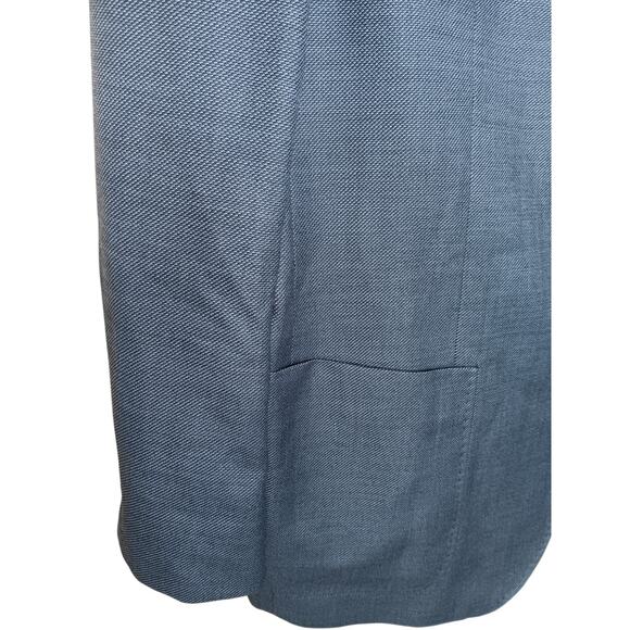 BOSS Men’s 46R Dark Blue Virgin Wool Blazer Sport Coat Croatia 3-Button 100% Woo - Picture 8 of 16